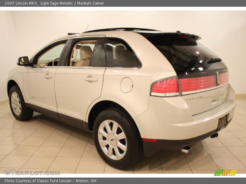 Light Sage Metallic / Medium Camel 2007 Lincoln MKX