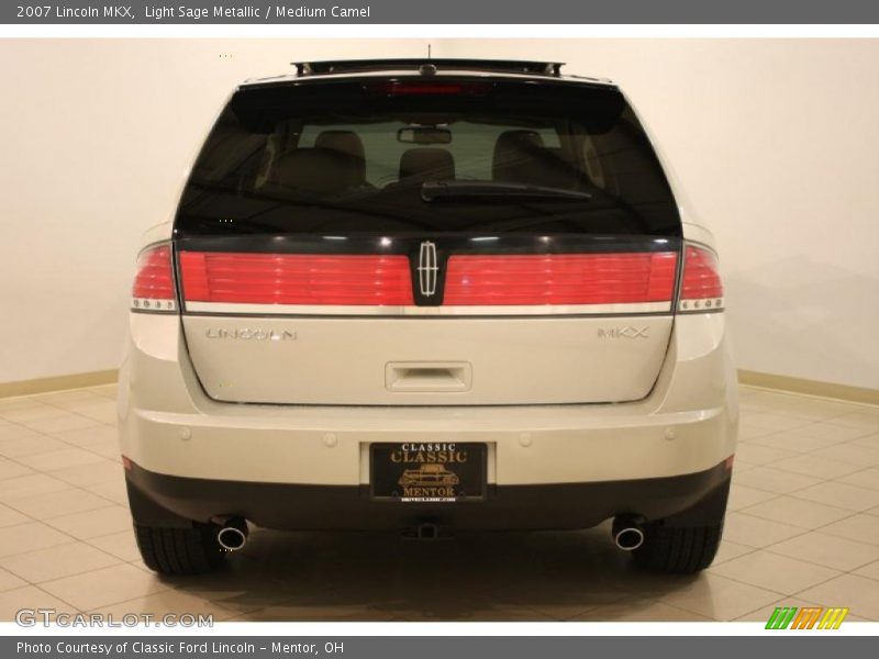 Light Sage Metallic / Medium Camel 2007 Lincoln MKX