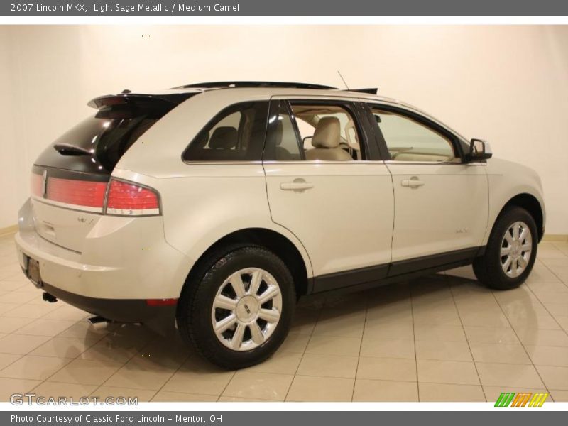 Light Sage Metallic / Medium Camel 2007 Lincoln MKX