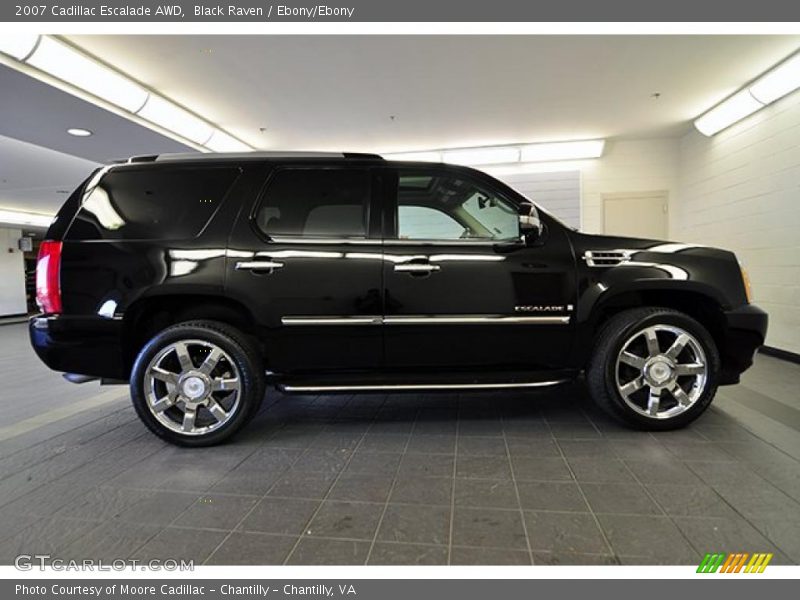 Black Raven / Ebony/Ebony 2007 Cadillac Escalade AWD