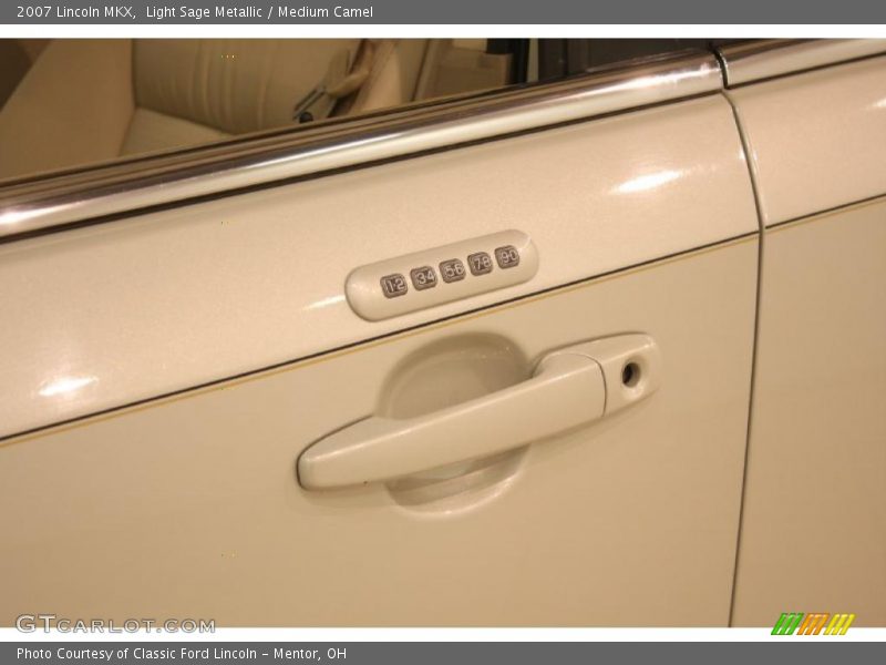 Light Sage Metallic / Medium Camel 2007 Lincoln MKX