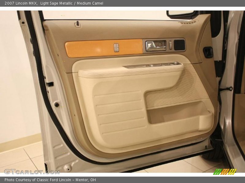 Light Sage Metallic / Medium Camel 2007 Lincoln MKX