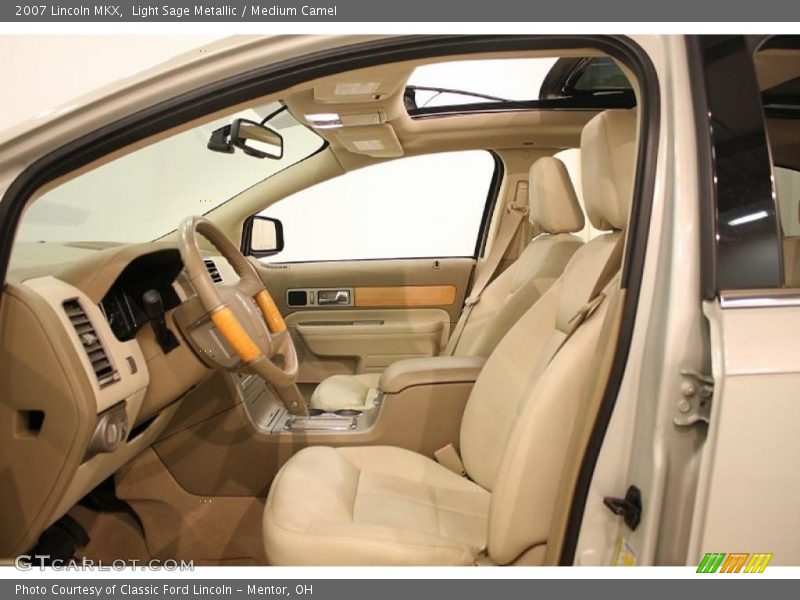 Light Sage Metallic / Medium Camel 2007 Lincoln MKX