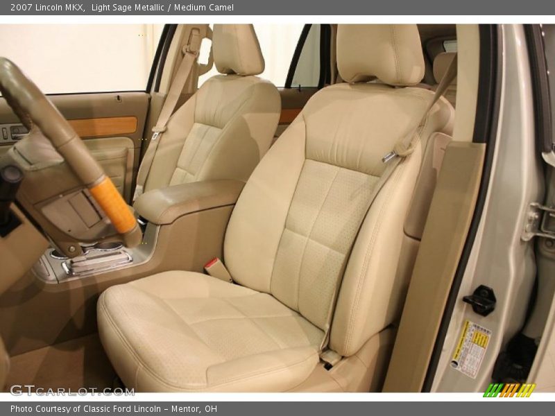 Light Sage Metallic / Medium Camel 2007 Lincoln MKX