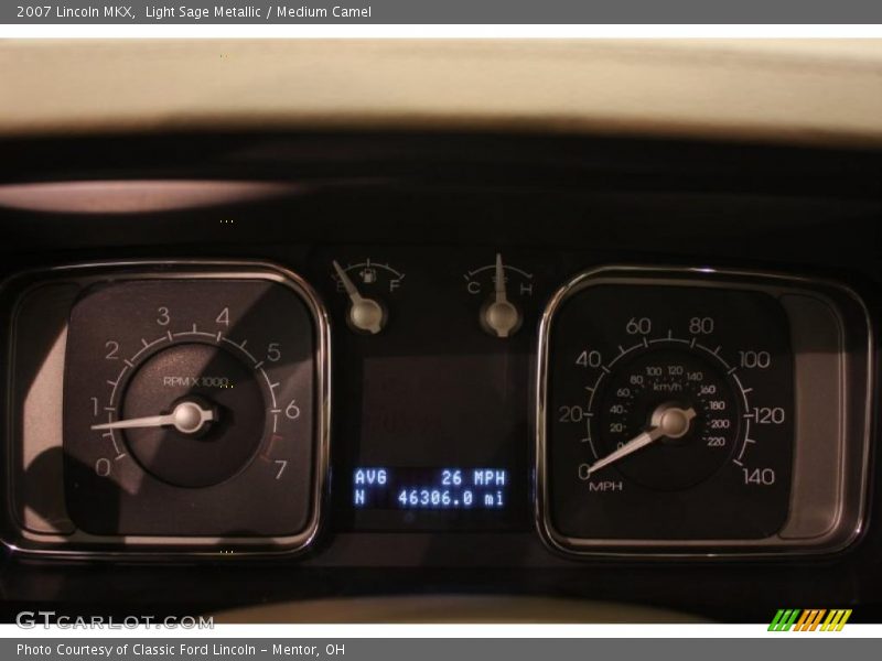 Light Sage Metallic / Medium Camel 2007 Lincoln MKX