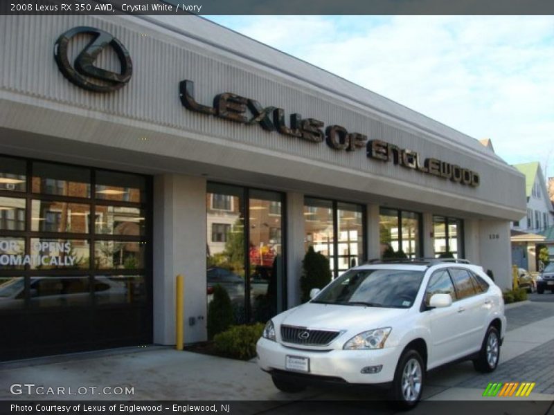 Crystal White / Ivory 2008 Lexus RX 350 AWD
