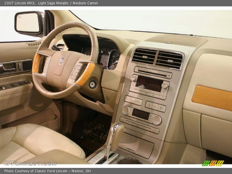 Light Sage Metallic / Medium Camel 2007 Lincoln MKX