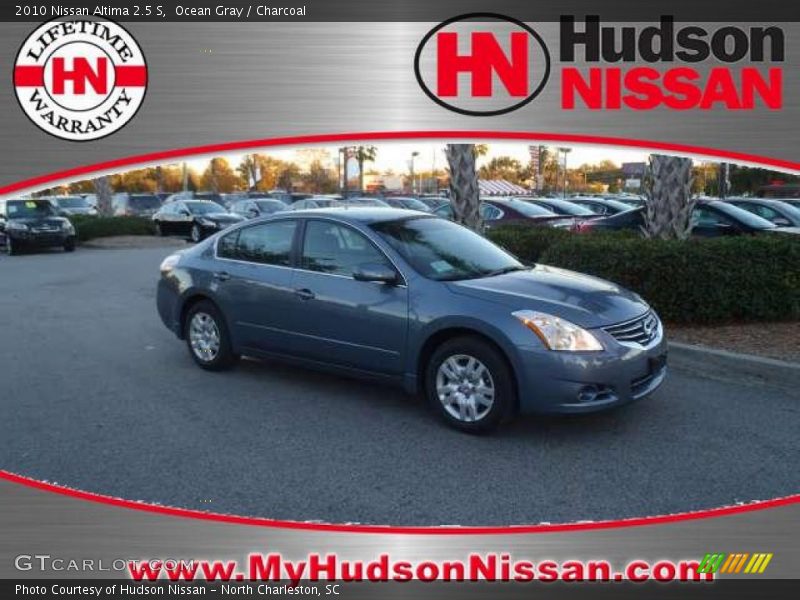 Ocean Gray / Charcoal 2010 Nissan Altima 2.5 S