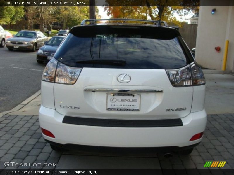 Crystal White / Ivory 2008 Lexus RX 350 AWD