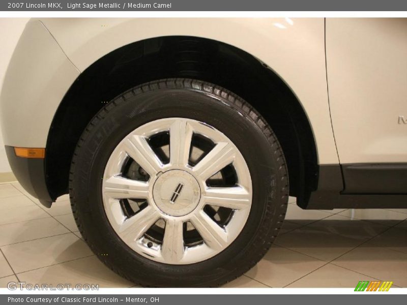 Light Sage Metallic / Medium Camel 2007 Lincoln MKX
