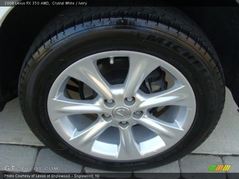 Crystal White / Ivory 2008 Lexus RX 350 AWD