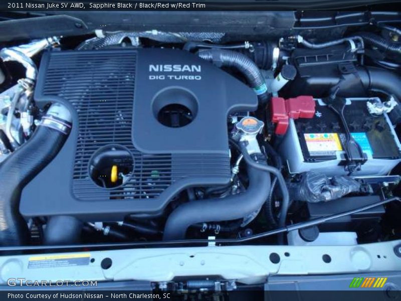  2011 Juke SV AWD Engine - 1.6 Liter DIG Turbocharged DOHC 16-Valve 4 Cylinder