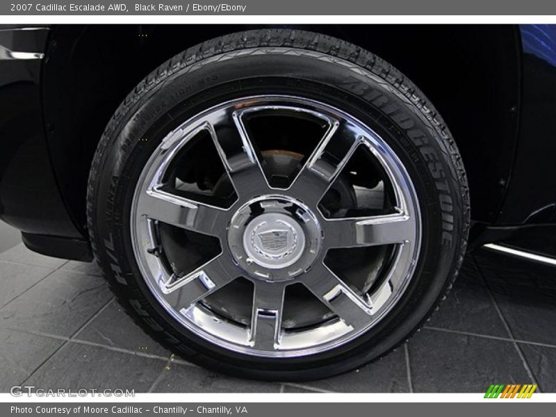 Black Raven / Ebony/Ebony 2007 Cadillac Escalade AWD