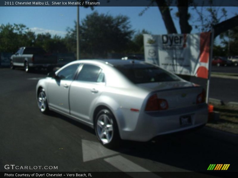 Silver Ice Metallic / Titanium 2011 Chevrolet Malibu LS