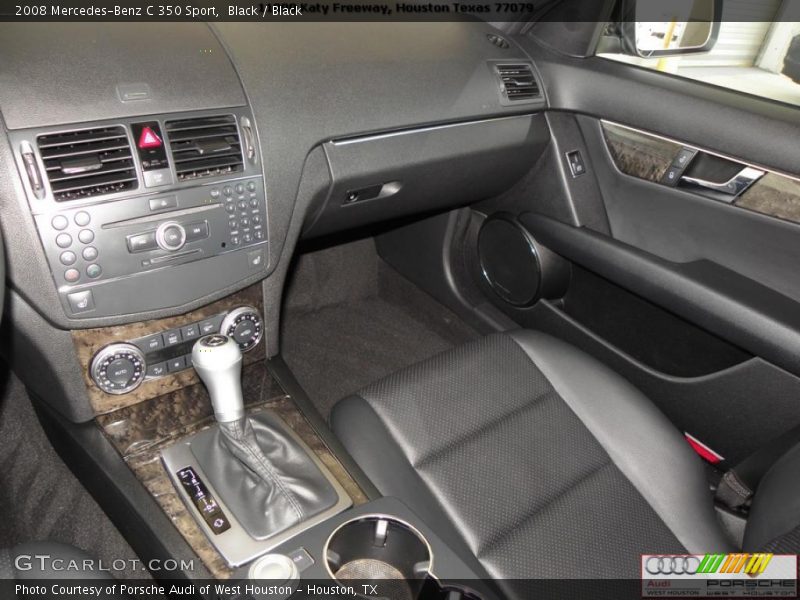 Black / Black 2008 Mercedes-Benz C 350 Sport