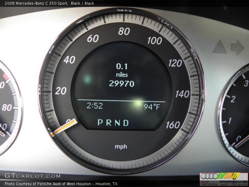 Black / Black 2008 Mercedes-Benz C 350 Sport