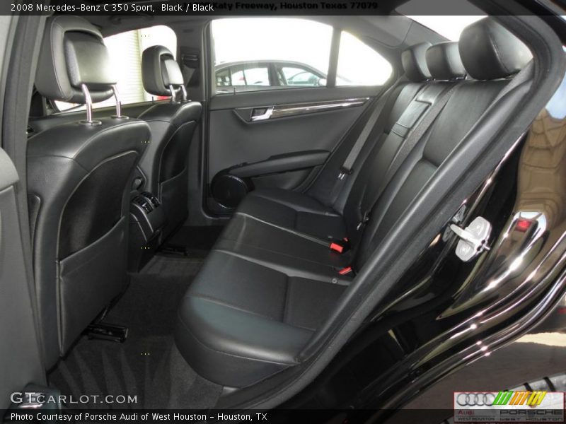 Black / Black 2008 Mercedes-Benz C 350 Sport