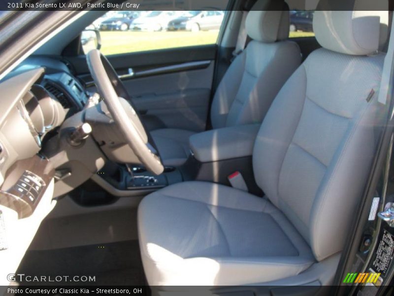 Pacific Blue / Gray 2011 Kia Sorento LX AWD