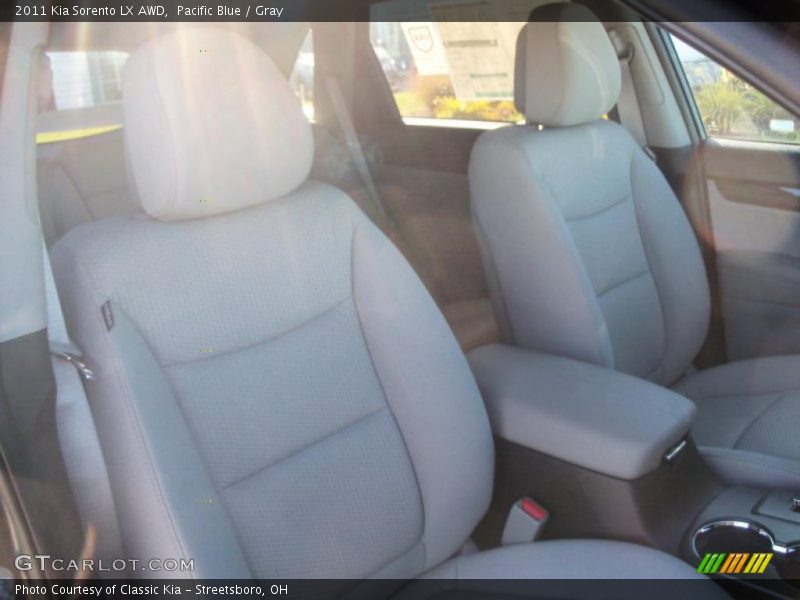 Pacific Blue / Gray 2011 Kia Sorento LX AWD