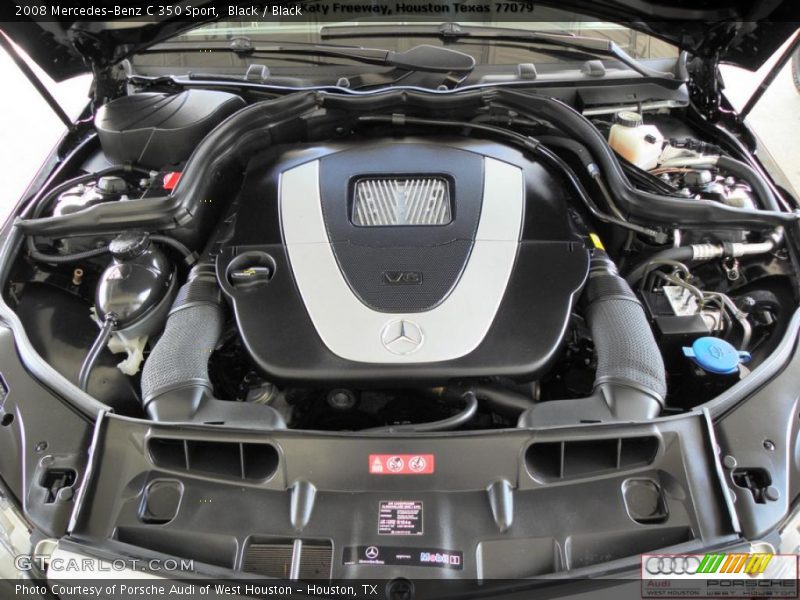 Black / Black 2008 Mercedes-Benz C 350 Sport