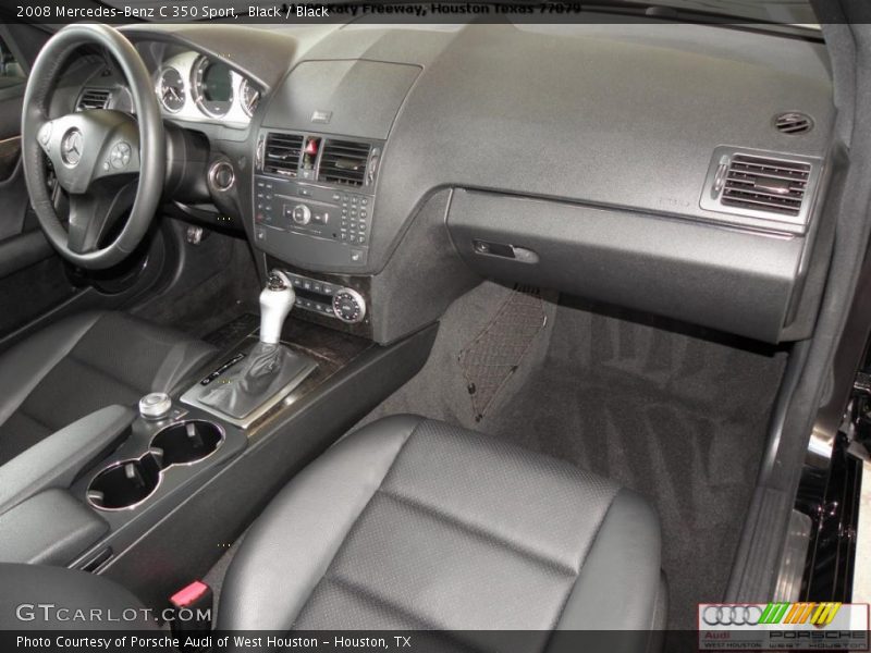 Black / Black 2008 Mercedes-Benz C 350 Sport