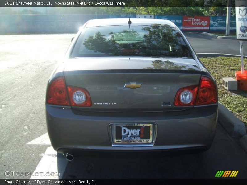 Mocha Steel Metallic / Cocoa/Cashmere 2011 Chevrolet Malibu LT