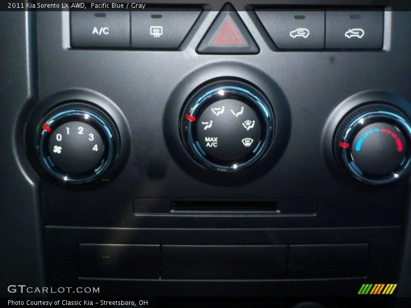Pacific Blue / Gray 2011 Kia Sorento LX AWD