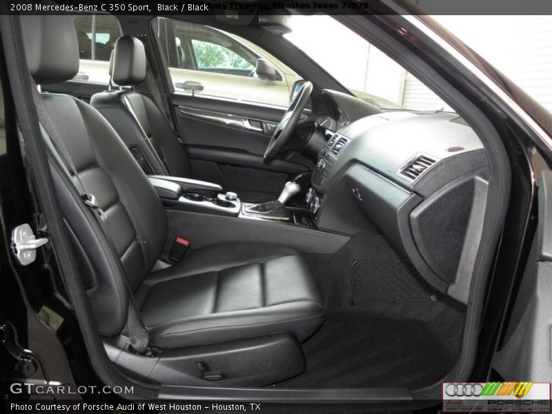 Black / Black 2008 Mercedes-Benz C 350 Sport