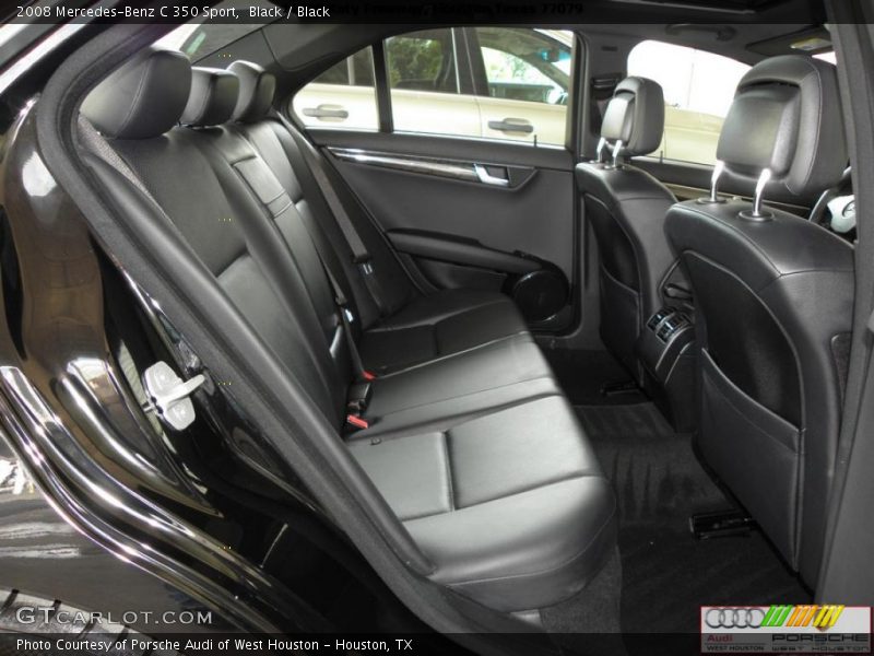 Black / Black 2008 Mercedes-Benz C 350 Sport