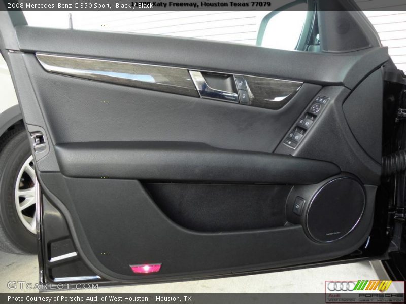 Black / Black 2008 Mercedes-Benz C 350 Sport