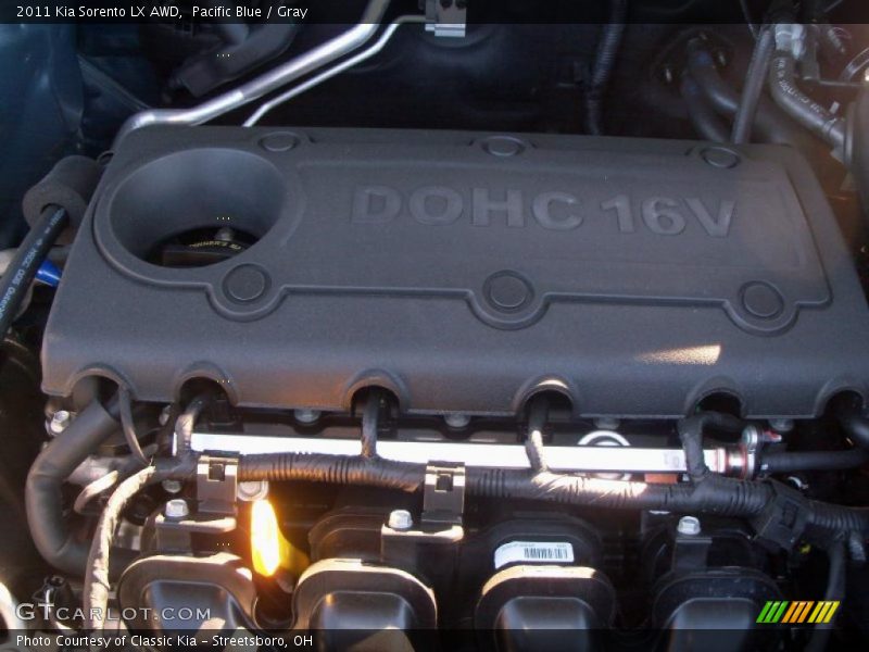 Pacific Blue / Gray 2011 Kia Sorento LX AWD