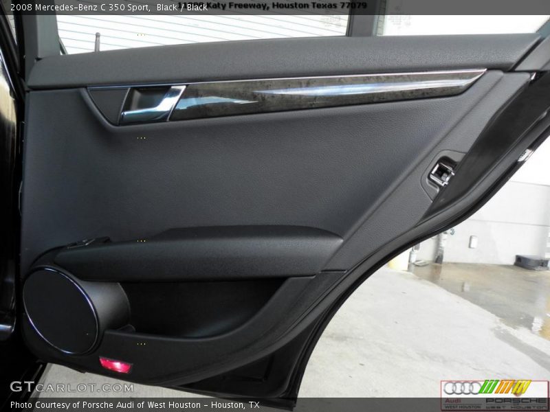 Black / Black 2008 Mercedes-Benz C 350 Sport