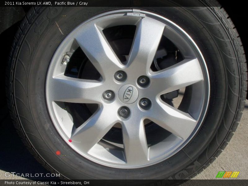 Pacific Blue / Gray 2011 Kia Sorento LX AWD