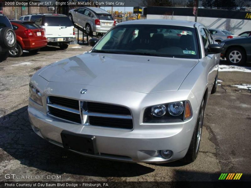 Bright Silver Metallic / Dark Slate Gray 2008 Dodge Charger SXT