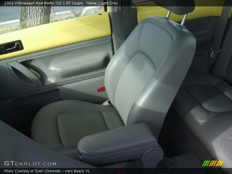 Yellow / Light Grey 2001 Volkswagen New Beetle GLS 1.8T Coupe