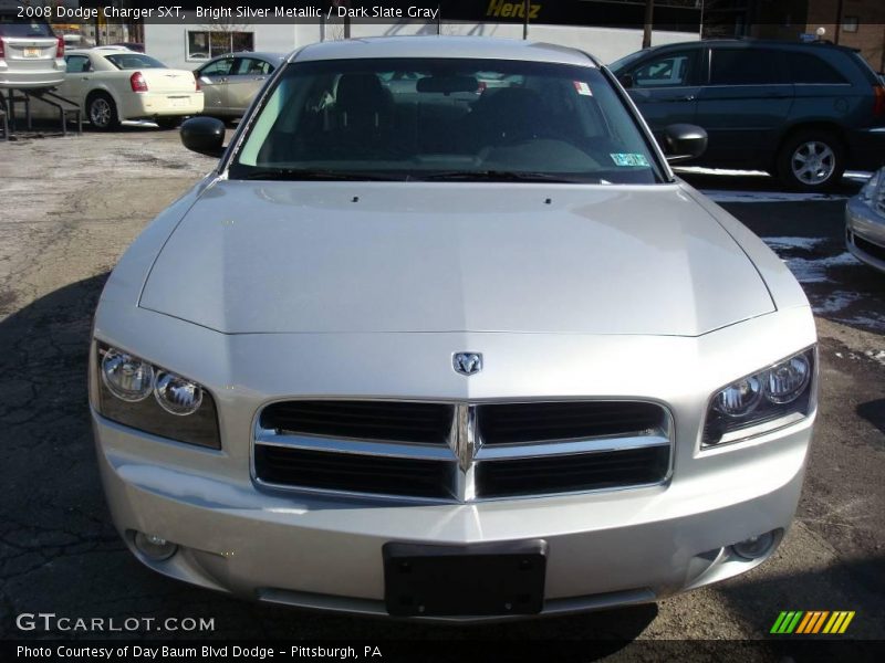 Bright Silver Metallic / Dark Slate Gray 2008 Dodge Charger SXT