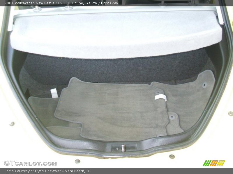 Yellow / Light Grey 2001 Volkswagen New Beetle GLS 1.8T Coupe