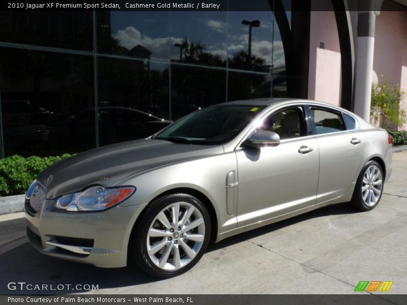 Cashmere Gold Metallic / Barley 2010 Jaguar XF Premium Sport Sedan