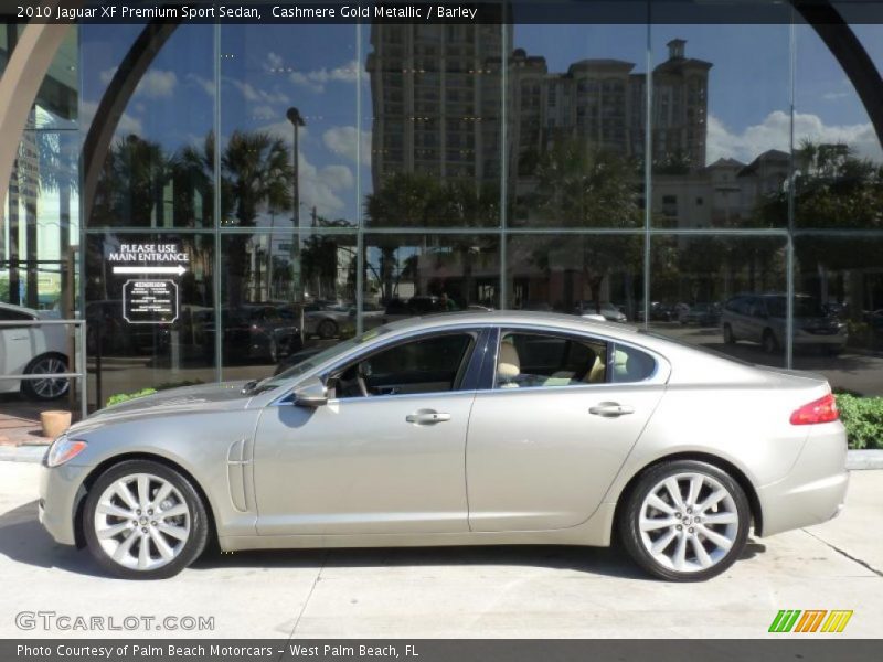  2010 XF Premium Sport Sedan Cashmere Gold Metallic