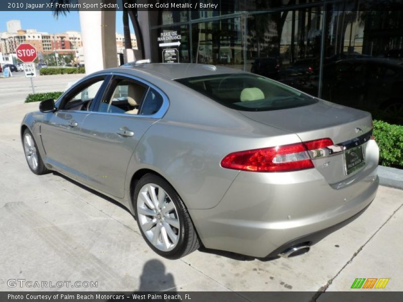 Cashmere Gold Metallic / Barley 2010 Jaguar XF Premium Sport Sedan