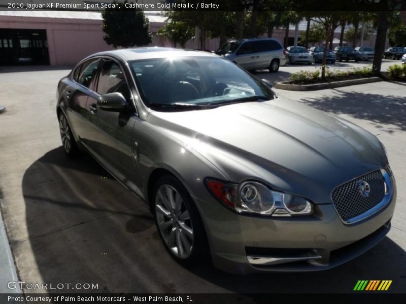Cashmere Gold Metallic / Barley 2010 Jaguar XF Premium Sport Sedan