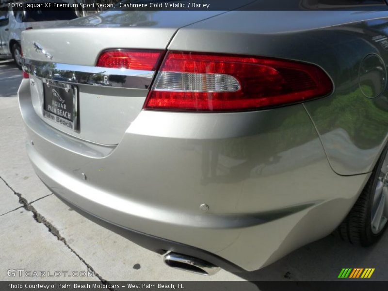 Cashmere Gold Metallic / Barley 2010 Jaguar XF Premium Sport Sedan