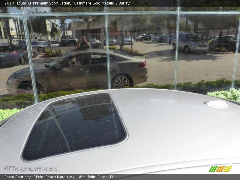 Cashmere Gold Metallic / Barley 2010 Jaguar XF Premium Sport Sedan