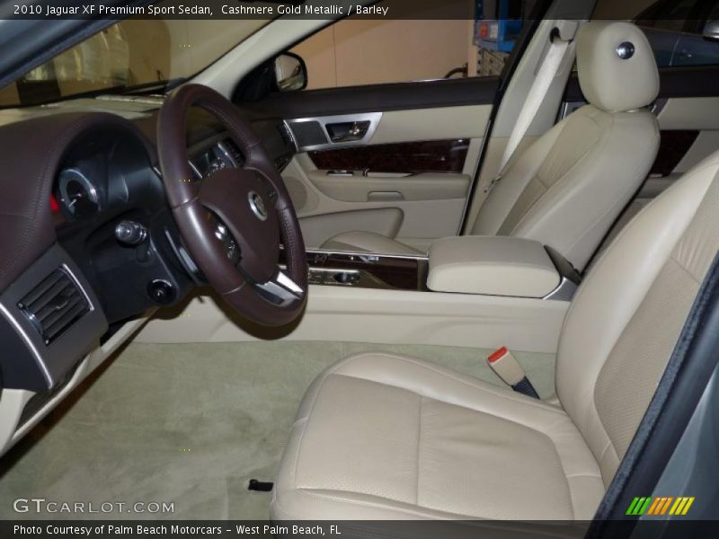  2010 XF Premium Sport Sedan Barley Interior