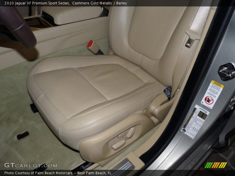Cashmere Gold Metallic / Barley 2010 Jaguar XF Premium Sport Sedan