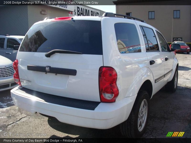 Bright White / Dark/Light Slate Gray 2008 Dodge Durango SLT 4x4