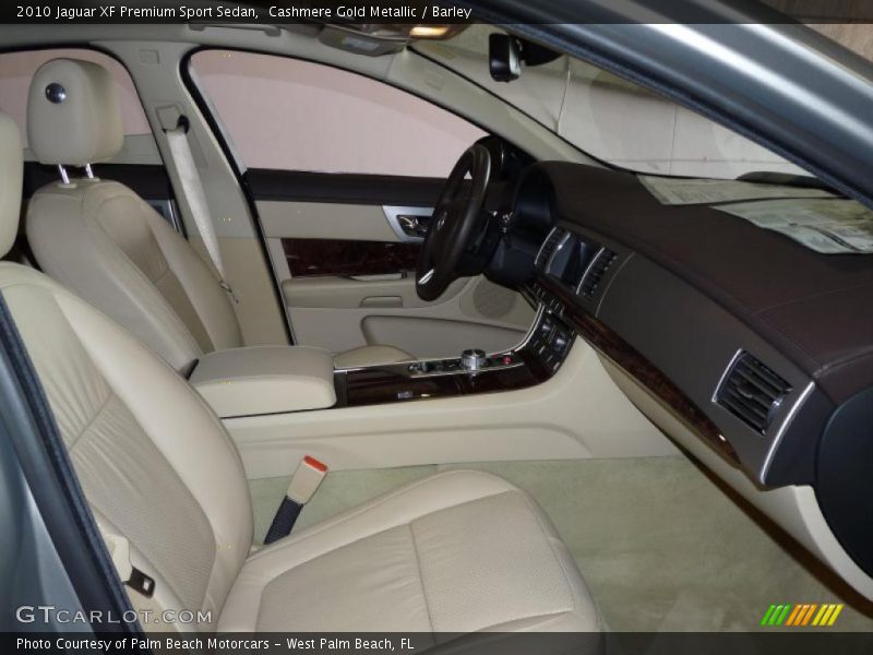  2010 XF Premium Sport Sedan Barley Interior