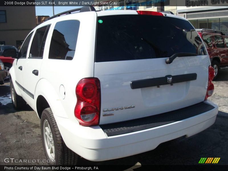 Bright White / Dark/Light Slate Gray 2008 Dodge Durango SLT 4x4
