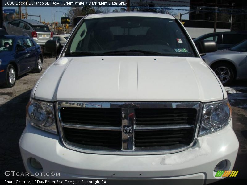 Bright White / Dark/Light Slate Gray 2008 Dodge Durango SLT 4x4
