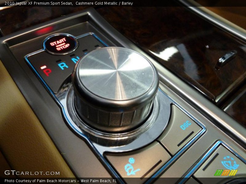  2010 XF Premium Sport Sedan 6 Speed Jaguar Sequential Shift Automatic Shifter
